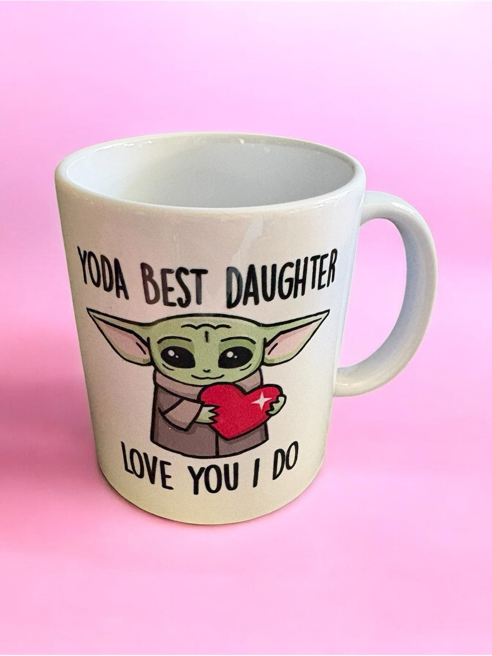 Baby Yoda Best Daughter" Ceramic Mug